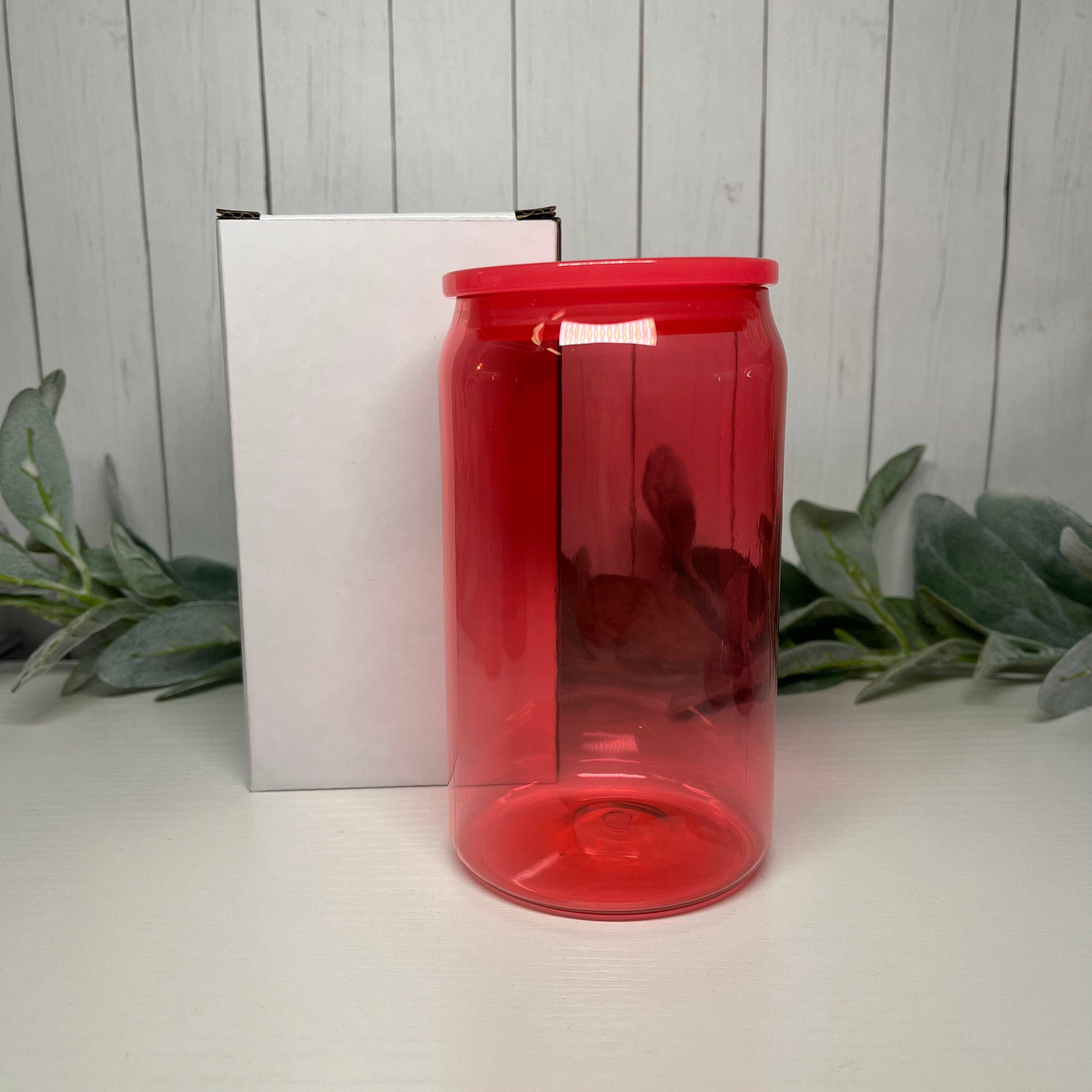 Mint Print Shop & Co - Vente Verre/tasse - Boîte en plastique pour gelée de 16 oz | Vierge3