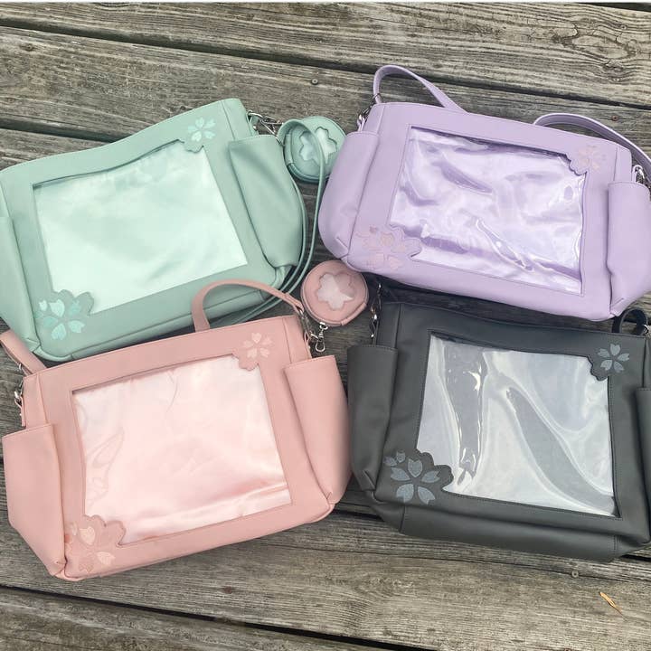 Cherry Blossom Ita Bag Style Purse for wholesale by Mimosa Studio