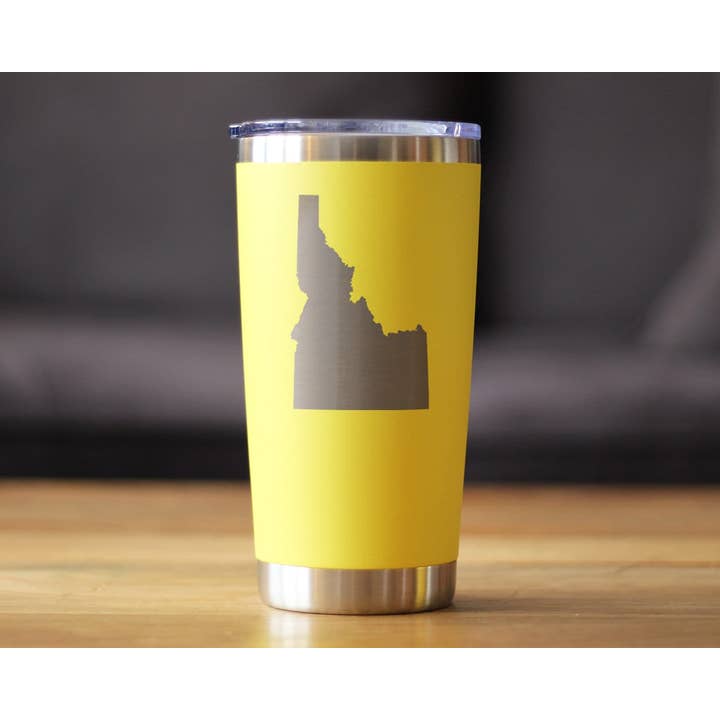 bevvee - Wholesale Insulated Mug/Tumbler - Idaho Outline Insulated Travel Tumbler - Idahoans Gifts4