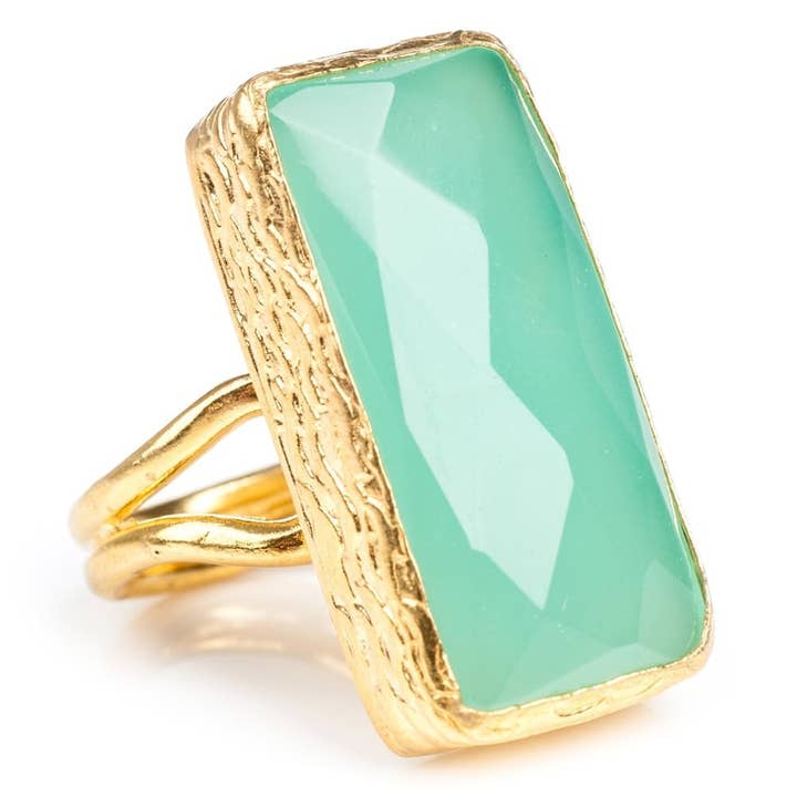 Kipepeo - Wholesale Cocktail/Statement Ring - Large Rectangle Ring