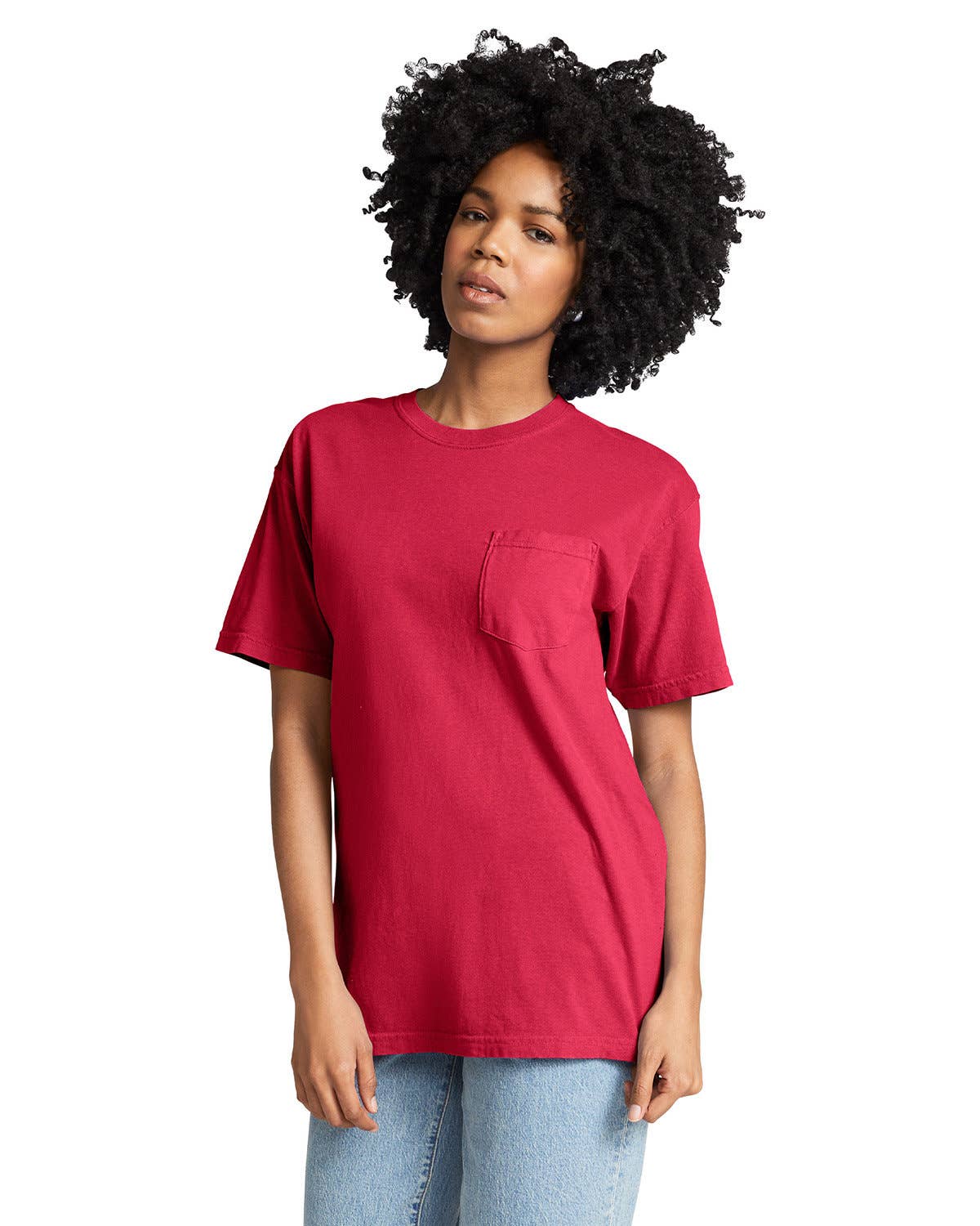 Total Apparel - Wholesale T-Shirt - Unisex - Comfort Colors Garment-Dyed Pocket Blank T-Shirt | 6030CC48
