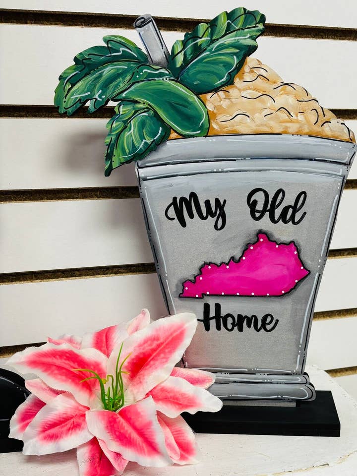 Derby Mint Julep Shelf Sitter/Insert (Printed) for wholesale by Chelle Belle's Creations