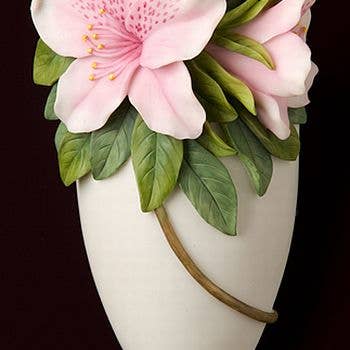 Ibis and Orchid Design - Wholesale Wall Accent - Azalea Wall Vase (minimum of 2 Per Design)