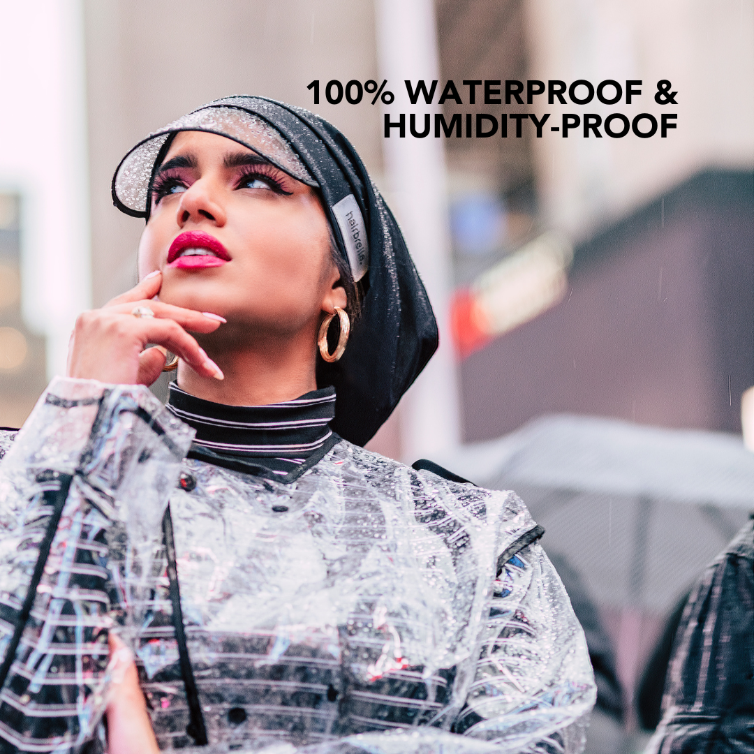 Hairbrella - Wholesale Visor - Women's - Hairbrella Satin-Lined, Waterproof Rain Hat20