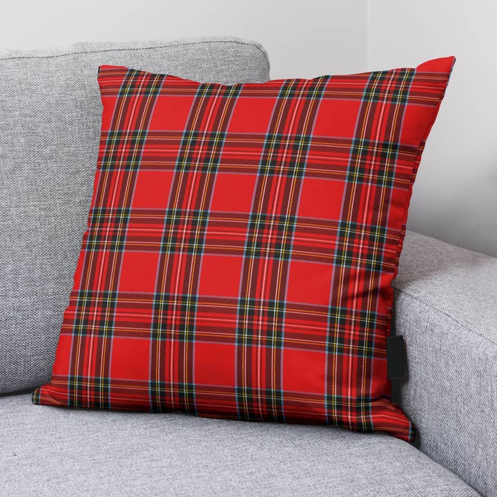 SG HOGAR – wholesale Chair cushion – Scottish Square Velvet Cushion Cover 50X50 Cm
