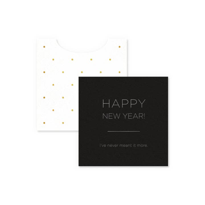 Mean It New Year Mini Enclosure for wholesale by Smitten on Paper