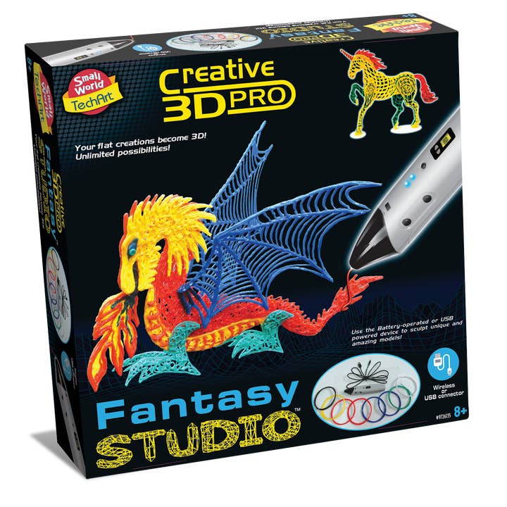 Small World Toys - Wholesale DIY Craft Kit - Kids - 3D Printing Pen Fantasy Studio1