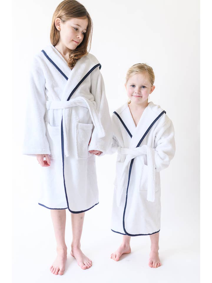 Turkish T - Wholesale Robe - Kids - Piped Terry Child's Bathrobe
