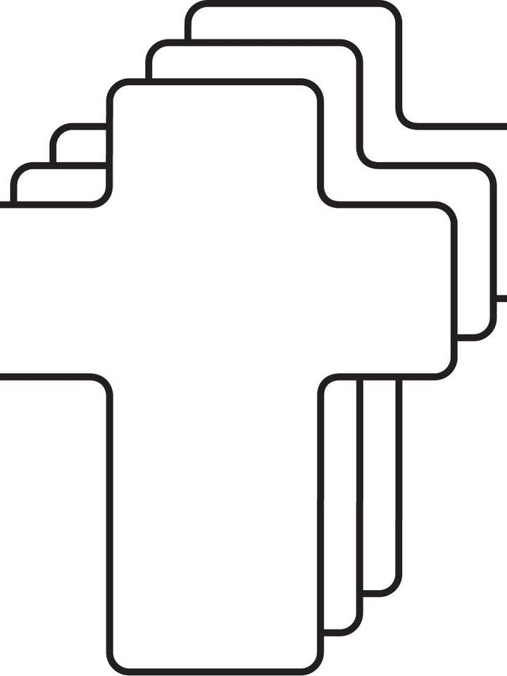 Ritagli creativi monocolore in schiuma incrociata - 3» per la vendita all'ingrosso da parte di Creative Shapes Etc.