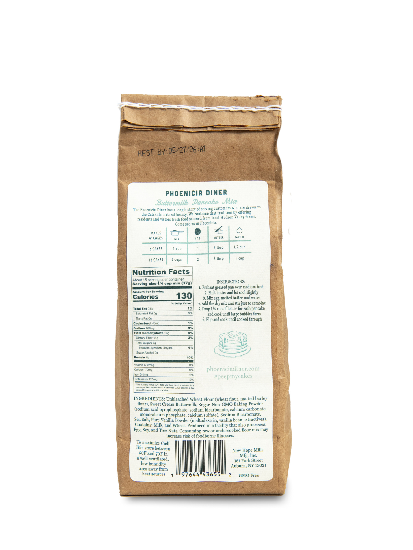 Phoenicia Diner – Engroshandel Pandekagemix – Phoenicia Diner Buttermilk pandekagemix1