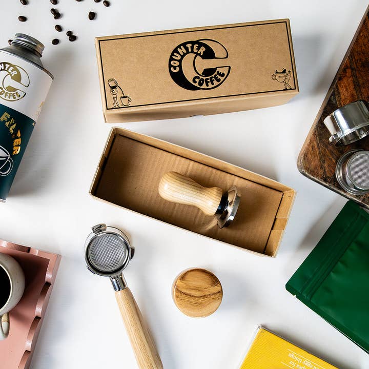 Counter Coffee – wholesale Coffee machine – Ridged Tamper - 53mm1