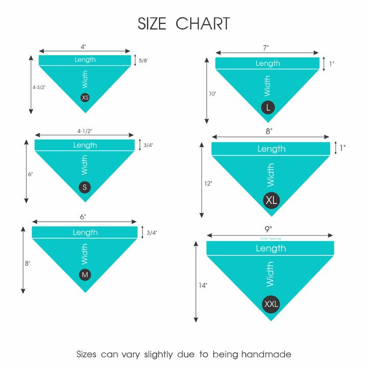 Anita's Accesorios - Wholesale Pet bandana – Dog - Custom business logo dog bandana over the collar,personalize4