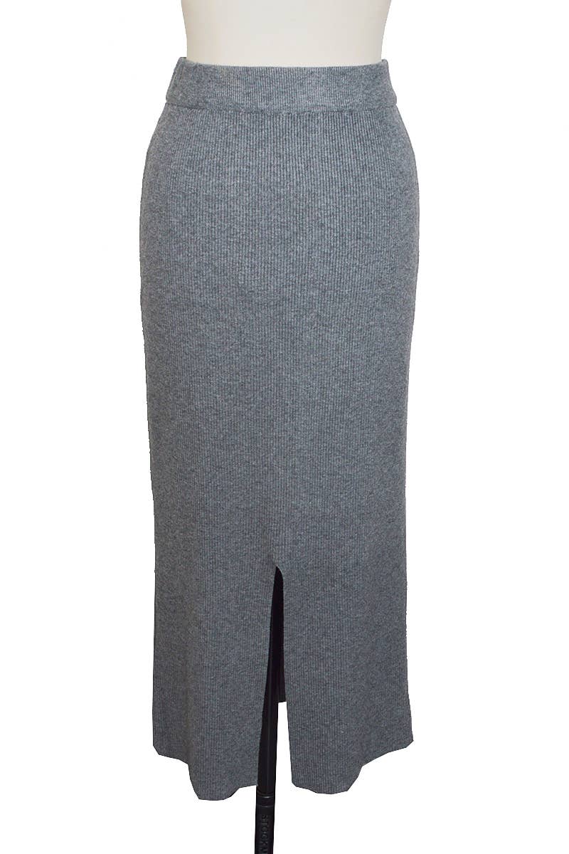 ELLI WHITE – Saia - Mulher por atacado – Saia longa de malha fina grossa10