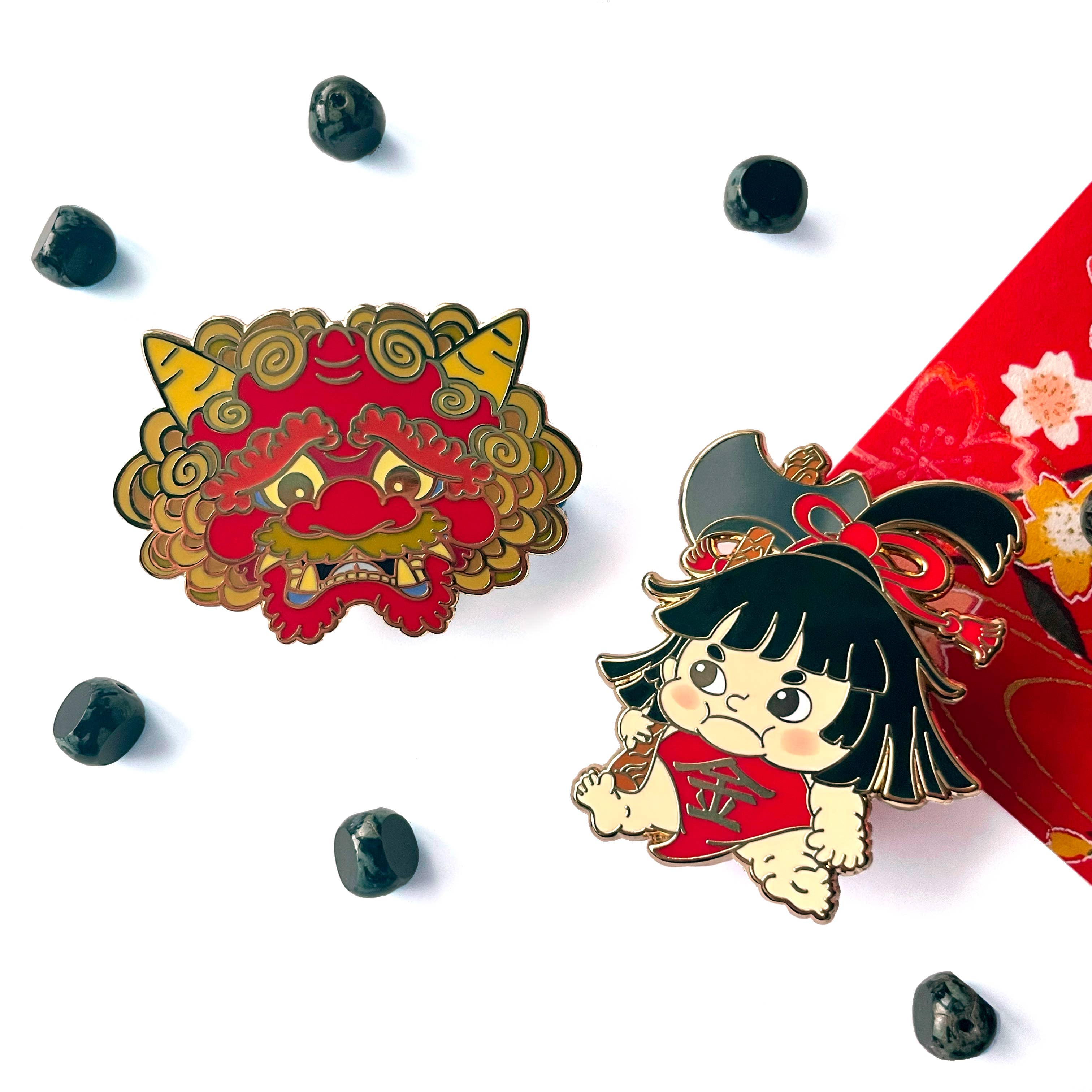Shishido Creative - Vente Épinglettes/boutons - Pin’s Oni • Démon japonais / Yokai ogre6