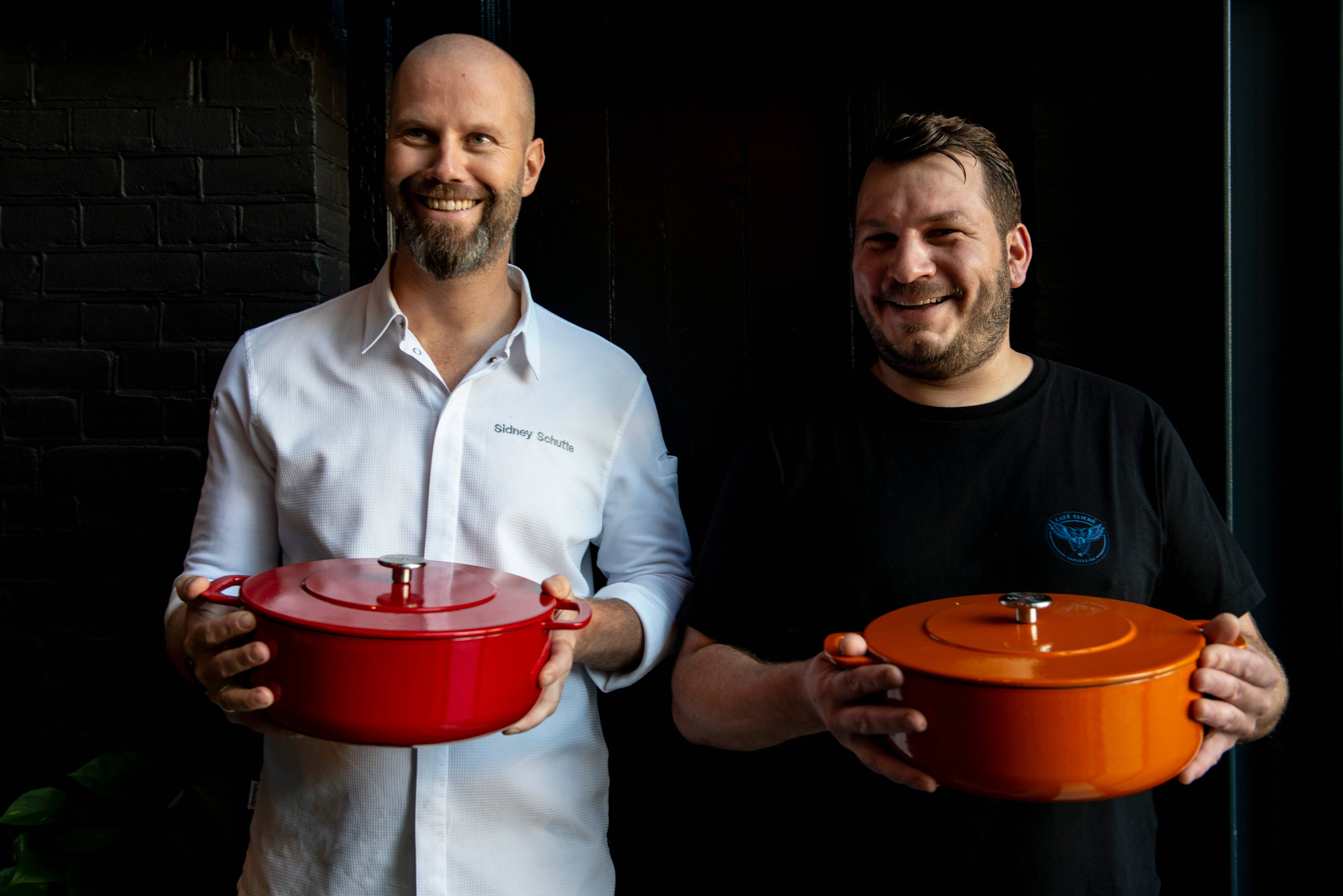 Combekk – Engroshandel Gryde – Combekk Sous-Chef rød støbejernsgryde med låg, 28 cm7