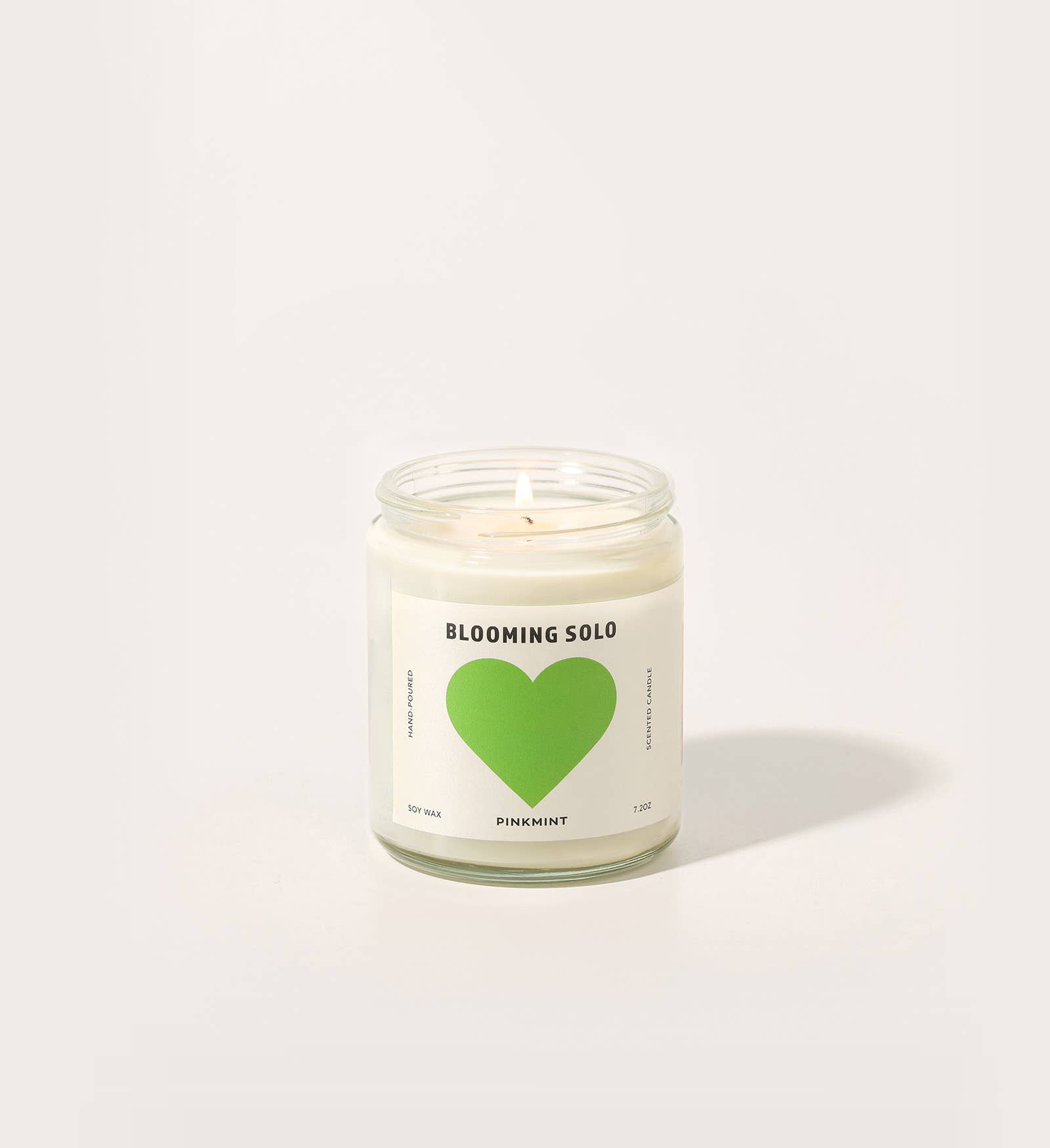 Pinkmint Candle - Wholesale Jar/filled candle - Blooming Solo Soy Candle2