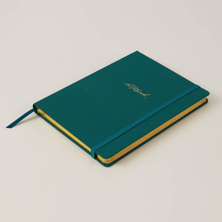 Blush And Gold - Wholesale Notebook - Luxury Notebook / Journal - Juniper Green (Cloth)
