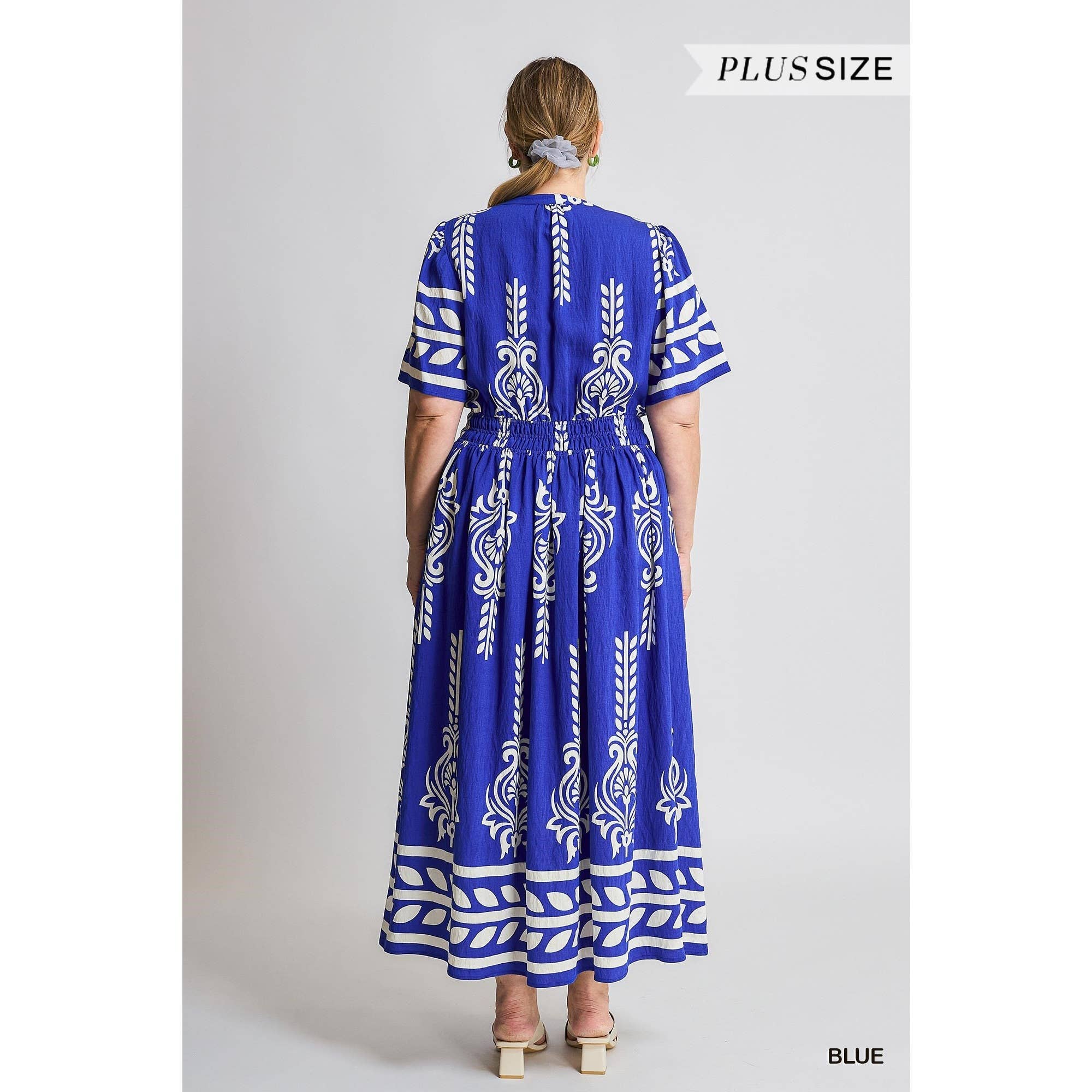 STYLE USA – Vestido - Mulher por atacado – Vestido Maxi Boho Chic PLUS6