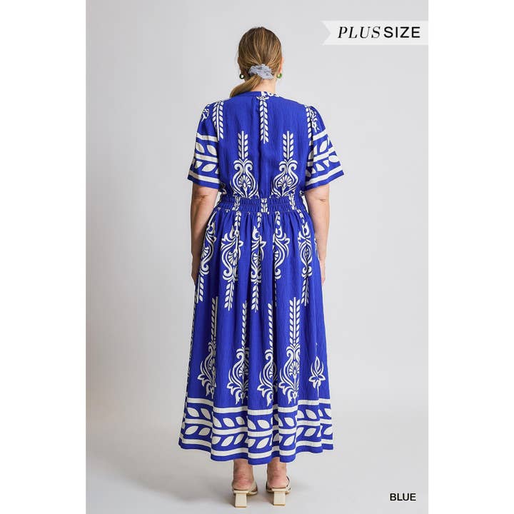 STYLE USA – Vestido - Mulher por atacado – Vestido Maxi Boho Chic PLUS6