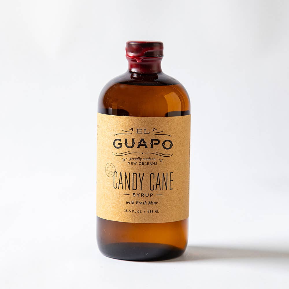El Guapo – wholesale Cocktail mix/syrup – Syrups: Candy Cane - Holiday Cheer, Bottled 🎄🎅🏼7