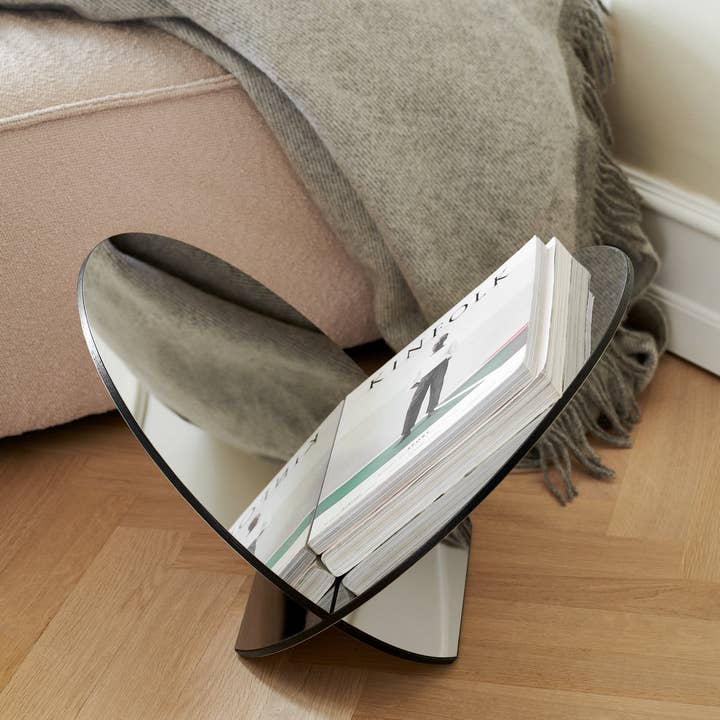 Studio Nordhaven - Wholesale Magazine Rack - Silia Magazine Holder, Stainless Steel3