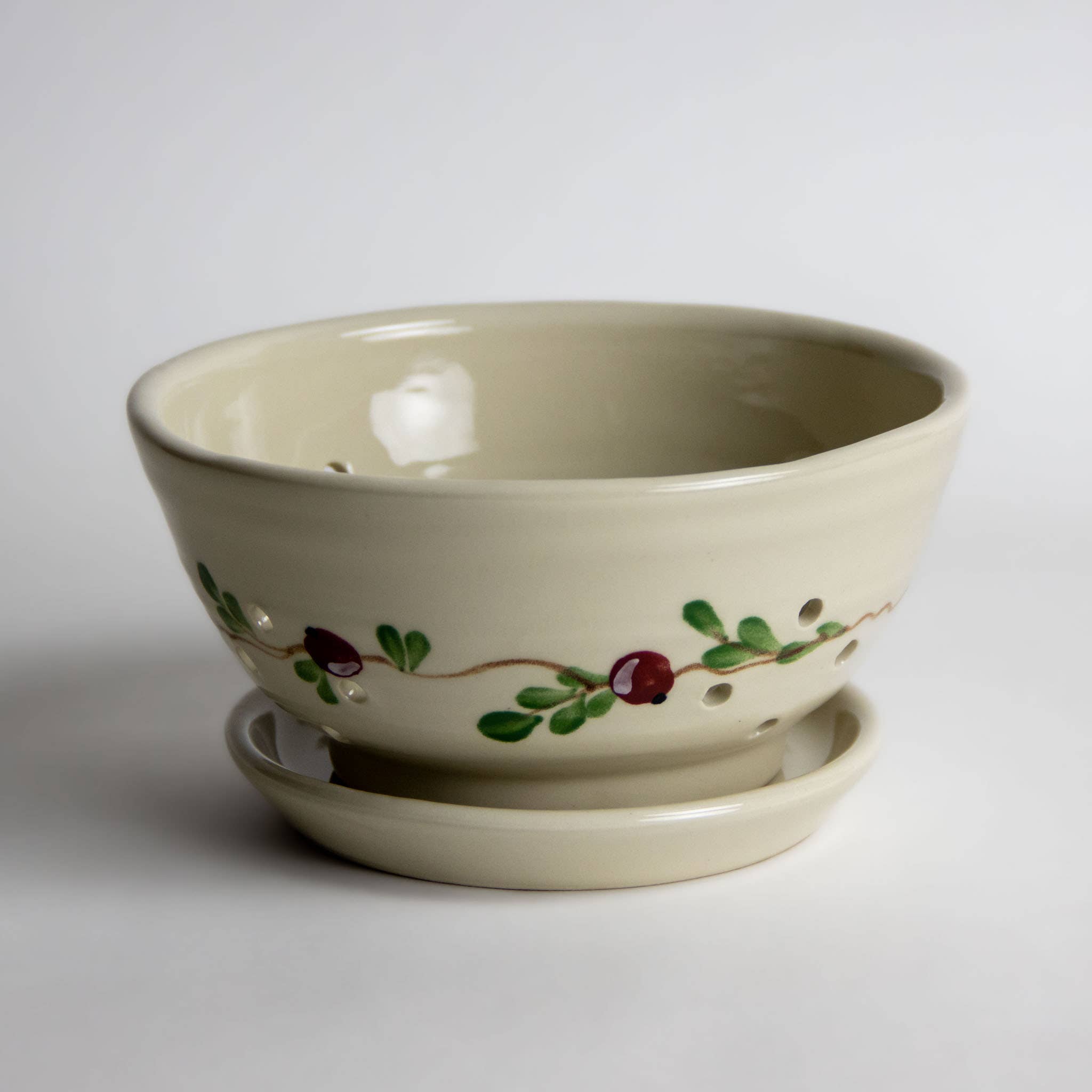 Emerson Creek Pottery - Wholesale Colander - Berry Colander w/Saucer8