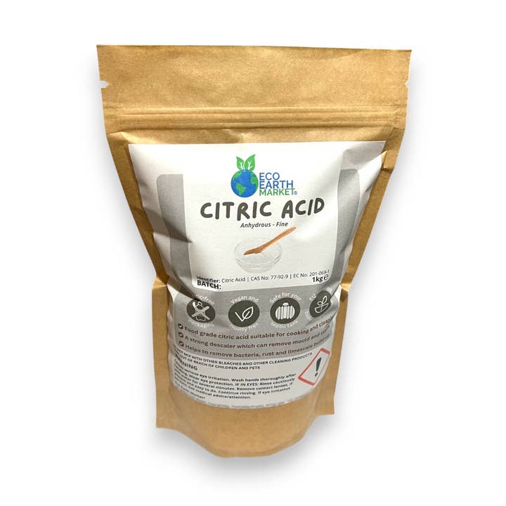 Citric Acid 1kg - Anhydrous for wholesale by Eco Earth Market
