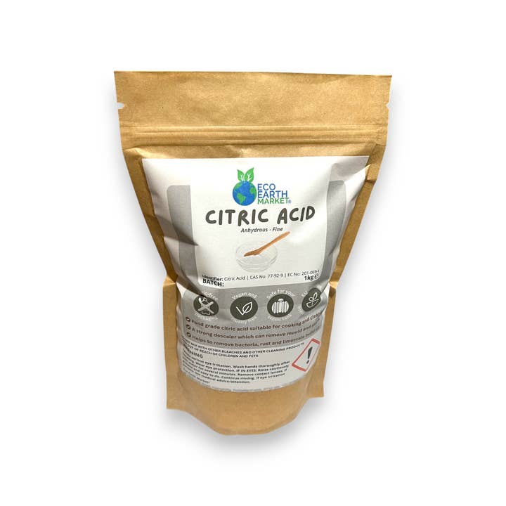 Citric Acid 1kg - Anhydrous for wholesale by Eco Earth Market