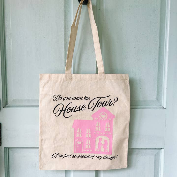 House Tour Sabrina Carpenter Canvas Tote Bag for wholesale by Love Her Work