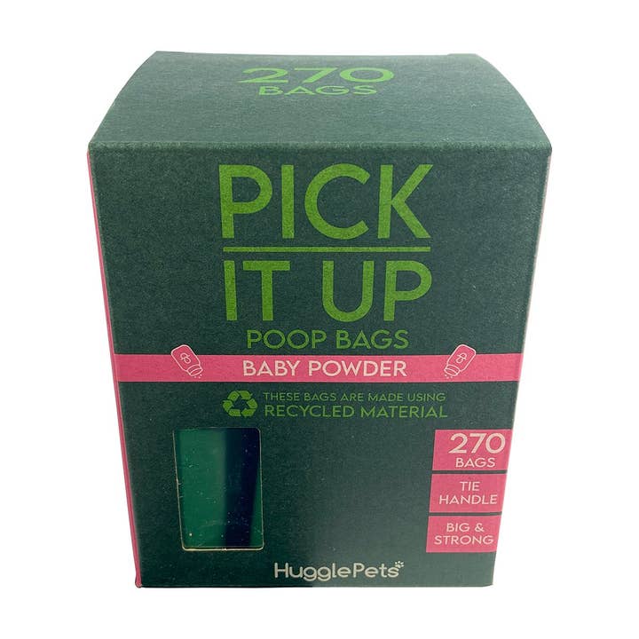 HugglePets – wholesale Pet poo bag – HugglePets Pick It Up Baby Powder Dog Poop Bags4
