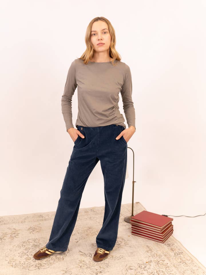 POEMS BCN - Wholesale T-Shirt - Women's - LLORCA RUCHED T-SHIRT