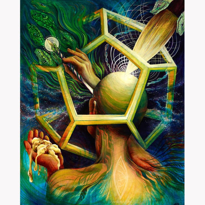 Tirage d'art d'archives « The Painter » pour la vente par Annie Kyla Bennett Art