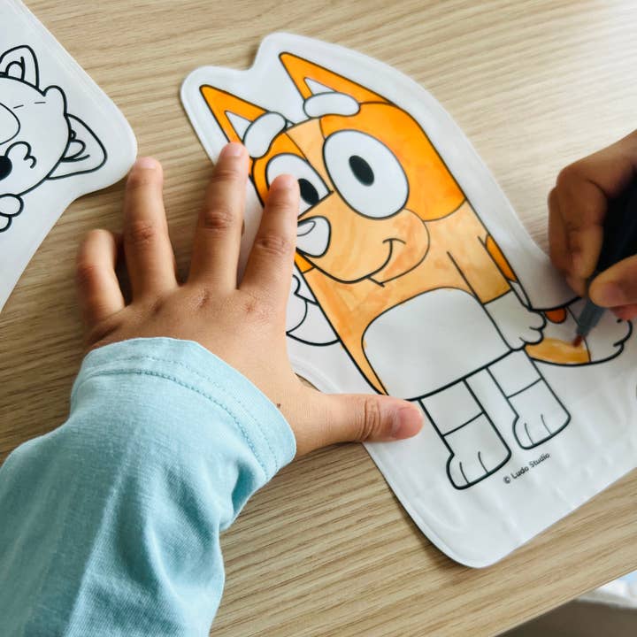 ARA-CREATIVE - Wholesale Coloring Map - Kids & Baby - 2 Color-Inflatables – Bluey & Bingo7