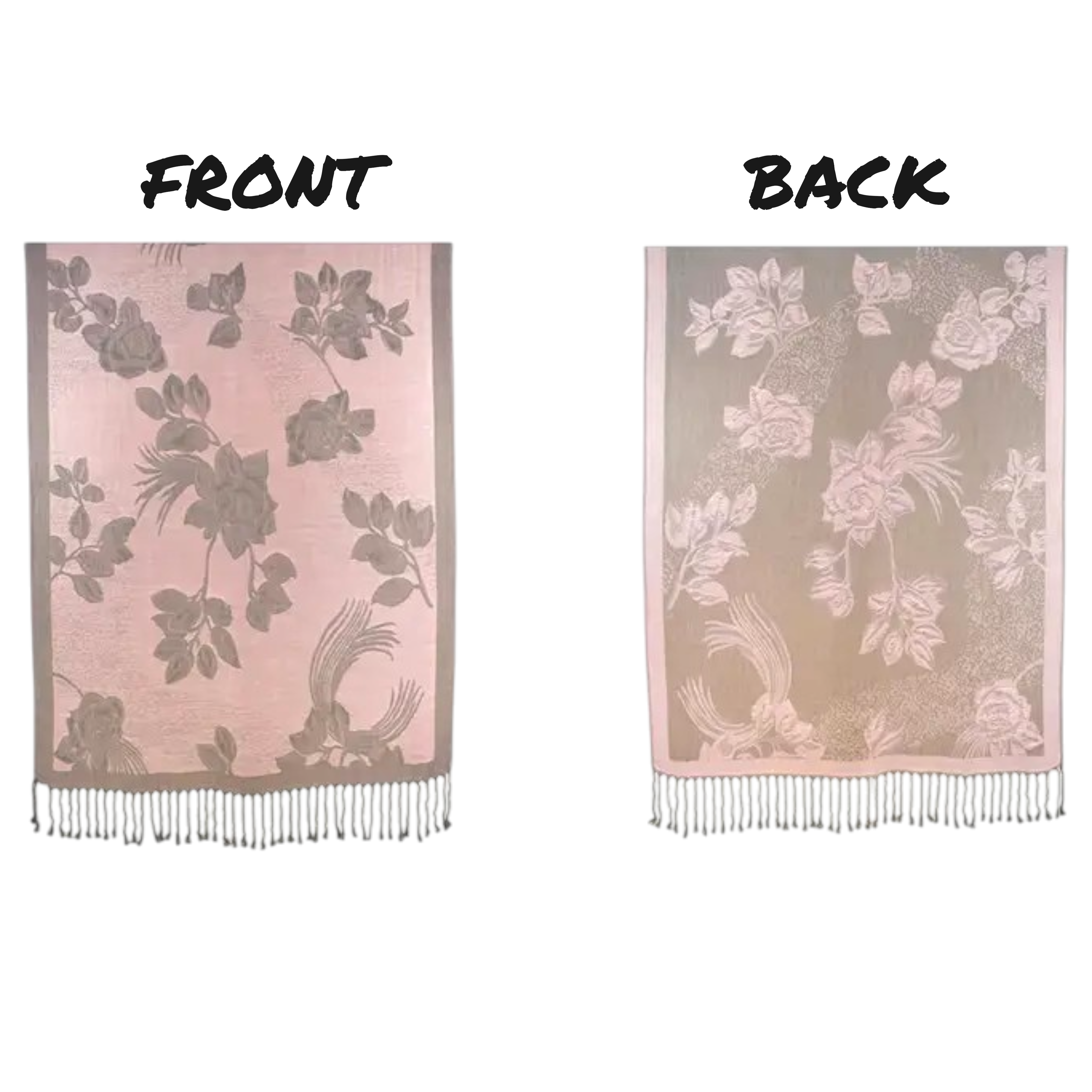 TAPA fashion – wholesale Wrap – Women's – Rose Pashmina RP2025. (12pc)40