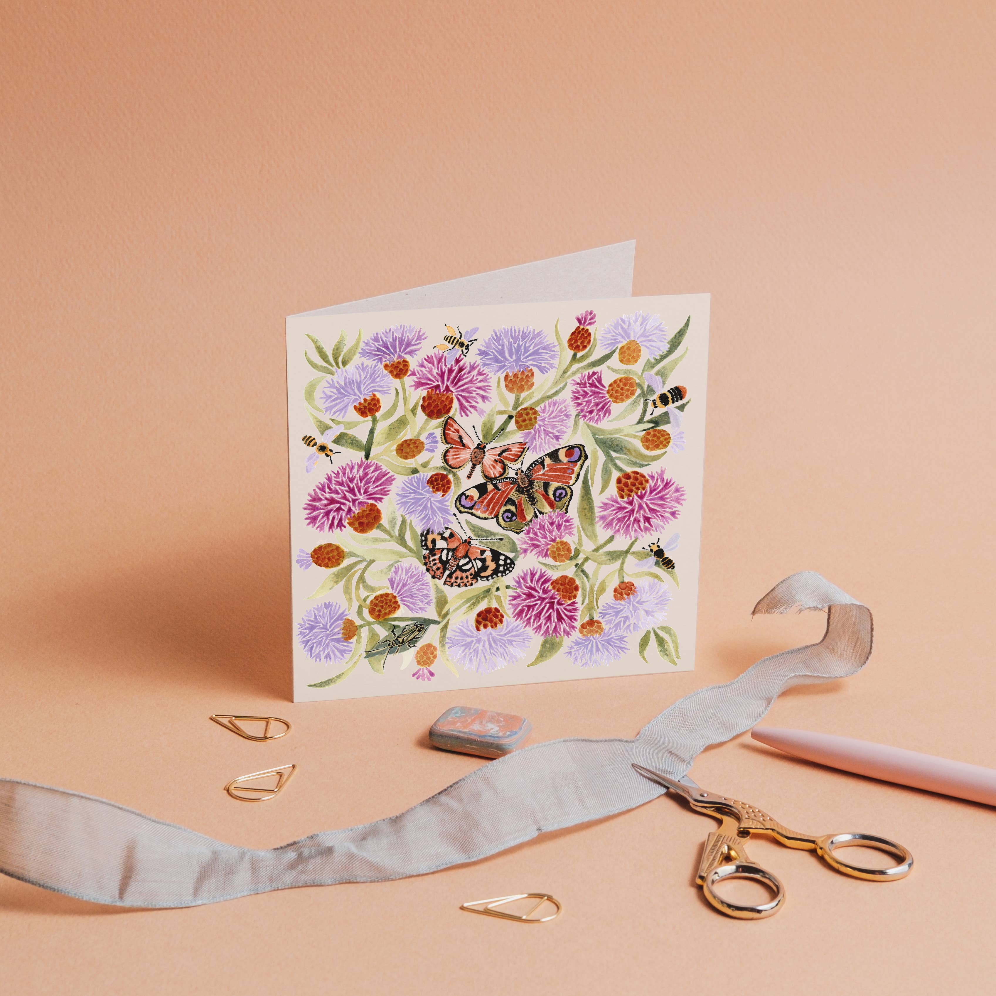 Wild & Bloem - Wholesale Everyday Greeting Card - Greeting card - Knapweed1