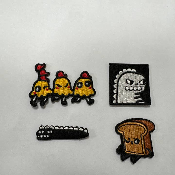 Small embroidered sticker for wholesale by Karepango