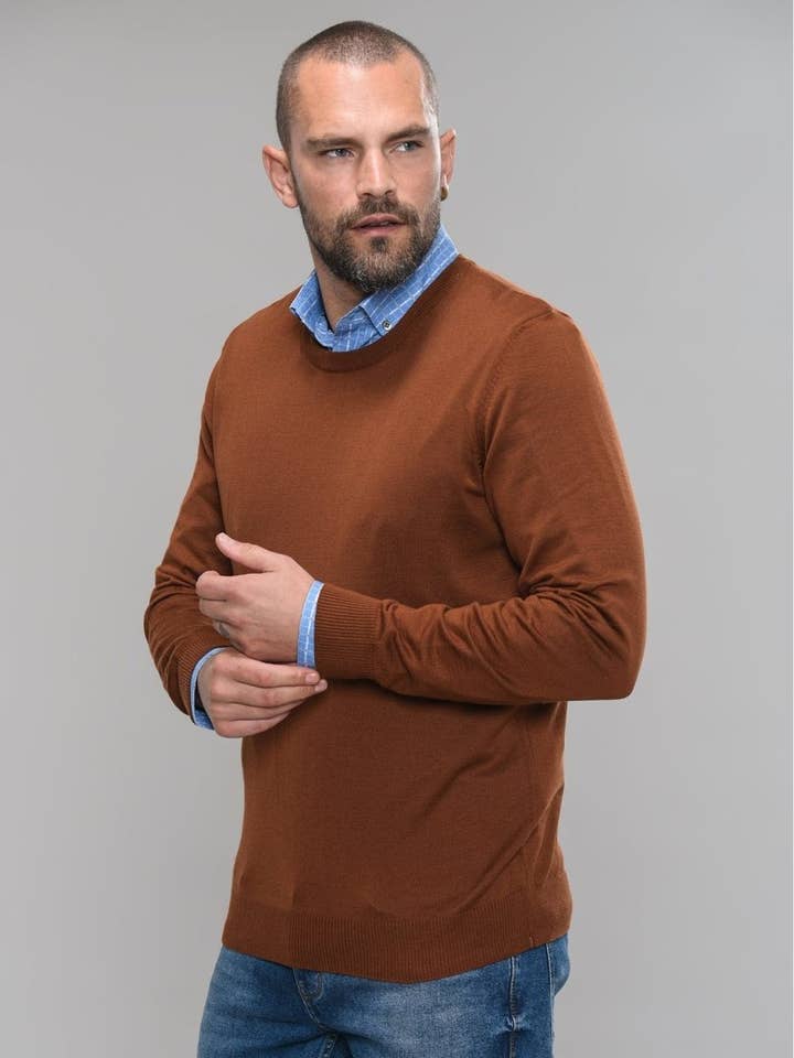 Trui met ronde hals voor wholesale door Usolo Outfitters