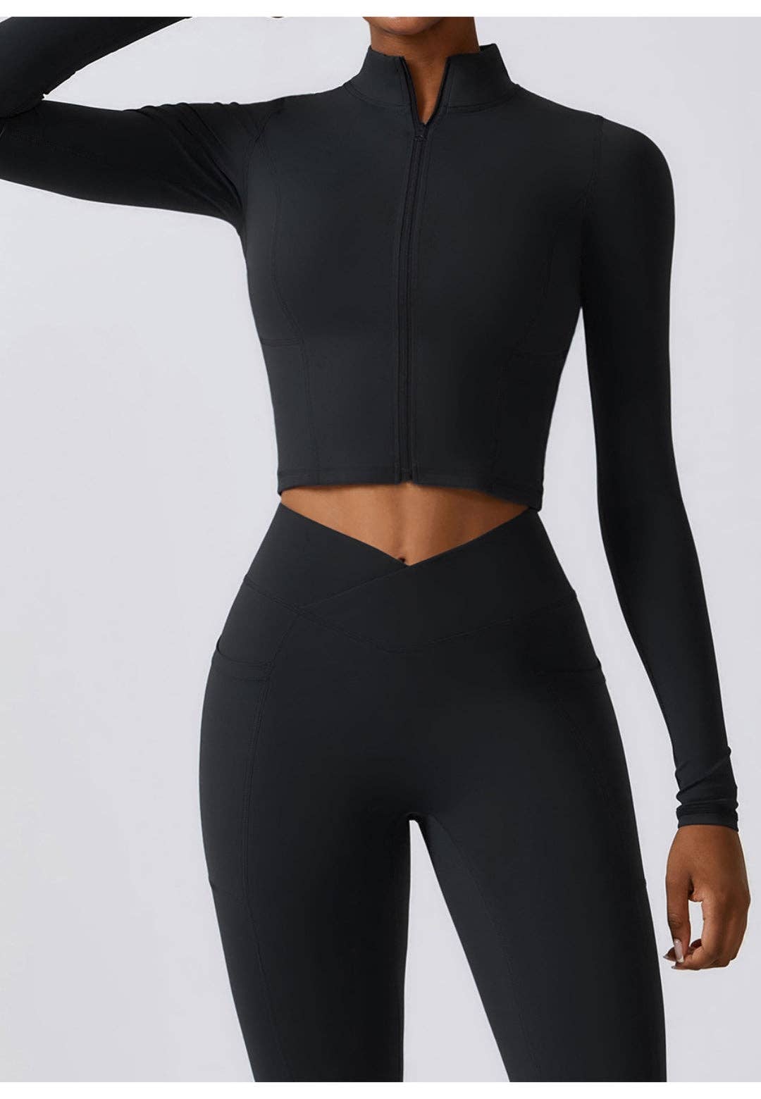 Active by Anna-Kaci - Vente Veste de sport – femme - Veste de sport zippée à col montant13