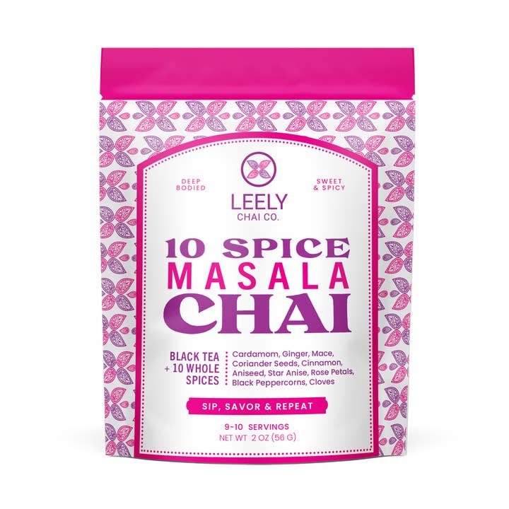 10 Spice Masala Chai for engroshandel hos Leely Chai Co.
