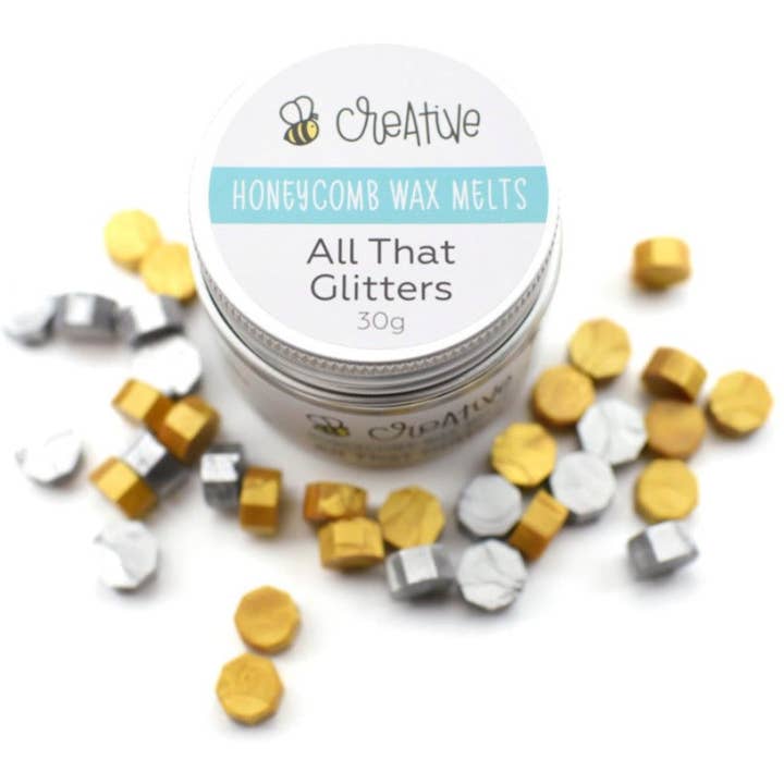 Honey Bee Stamps - Wholesale Wax Melt - Bee Creative Honeycomb Wax Melts - All That Glitters1