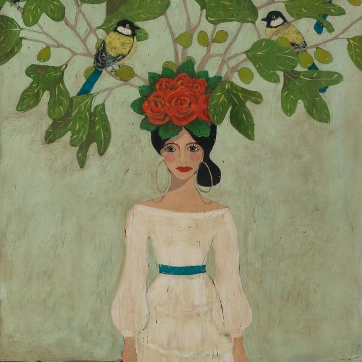 Erika Carter Fine Art - Wholesale Everyday Greeting Card - MARY'S FIG