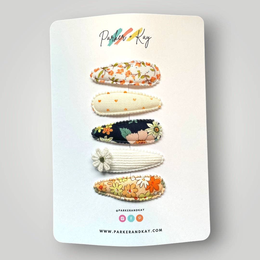 Parker and Kay Collective - Wholesale Hair Clip - Kids - Mystery Bag | Fabric Snap Clips12