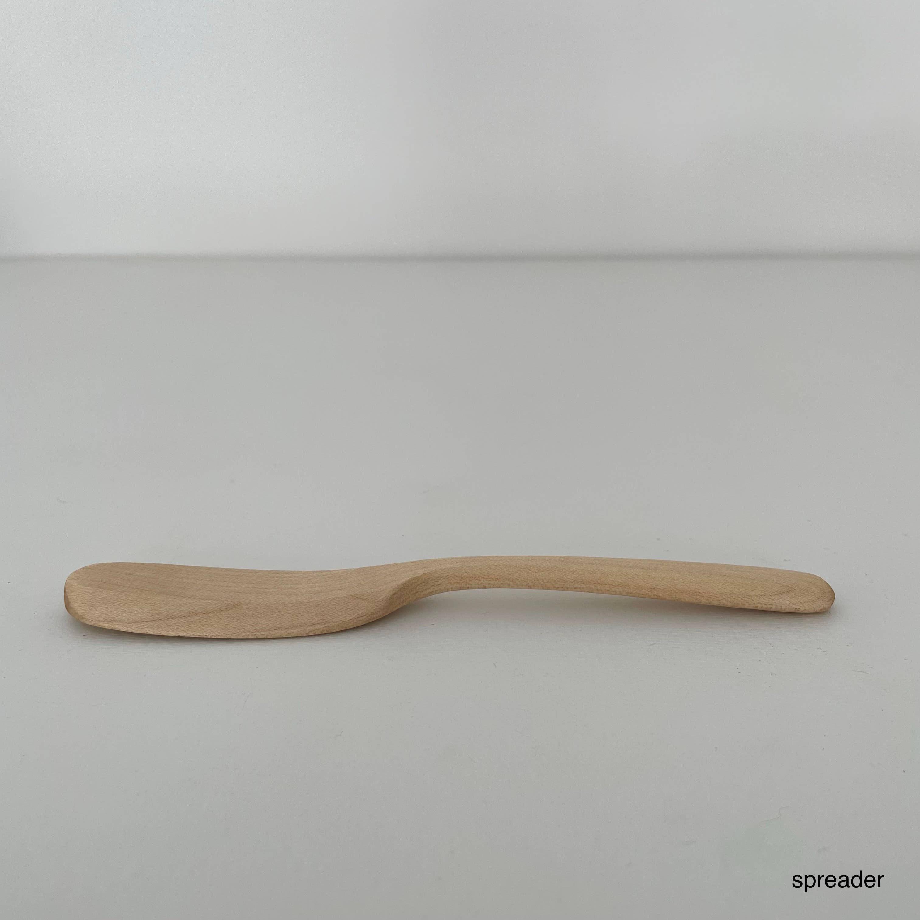 fort & field - Wholesale Serving Utensil - Handcrafted maple wood honey jam coffee scoop spoon spreader3