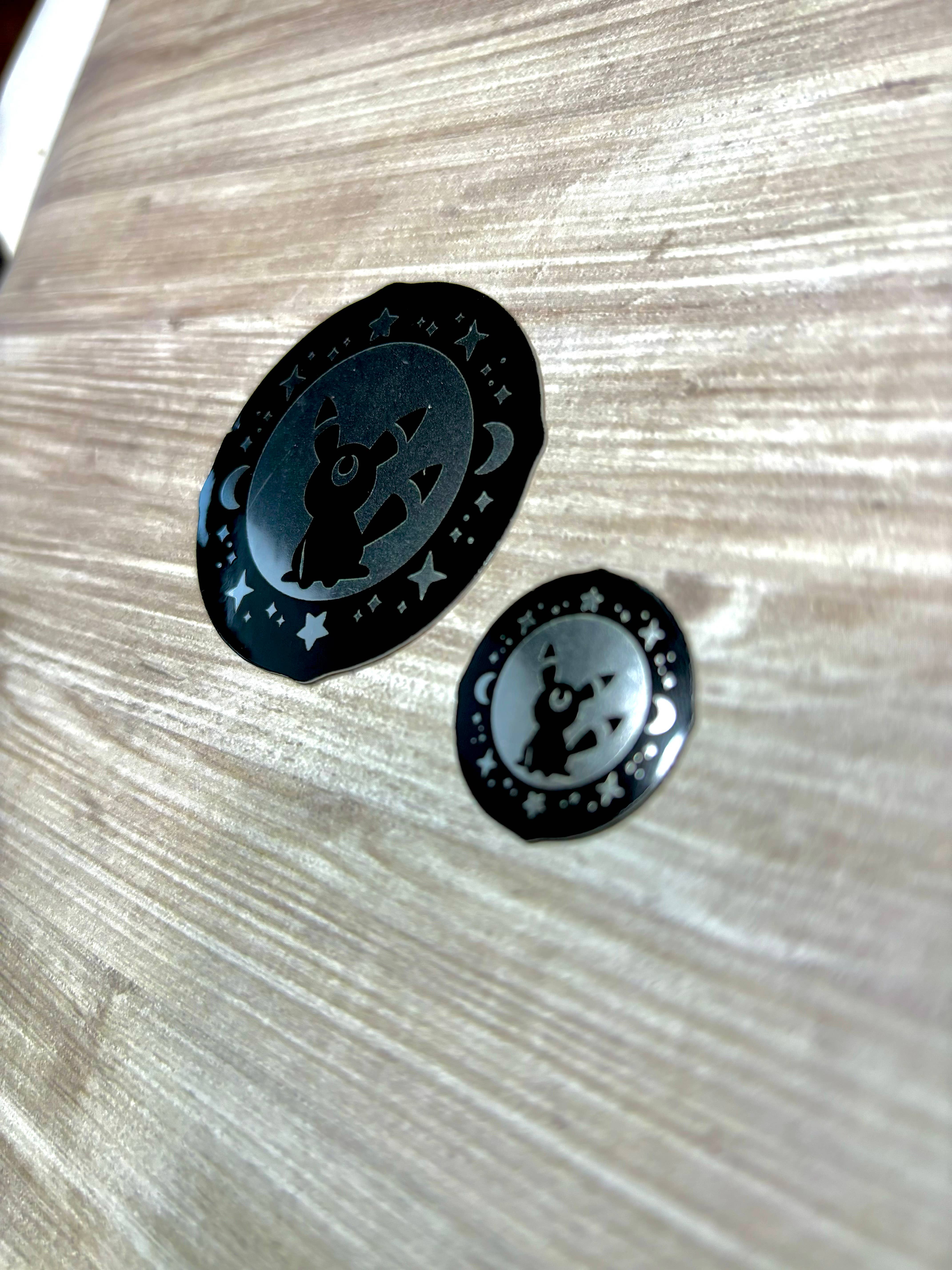 Winterra LLC - Wholesale Sticker - Mirrored Umbreon Vinyl Stickers | Pokemon Eeveelutions6