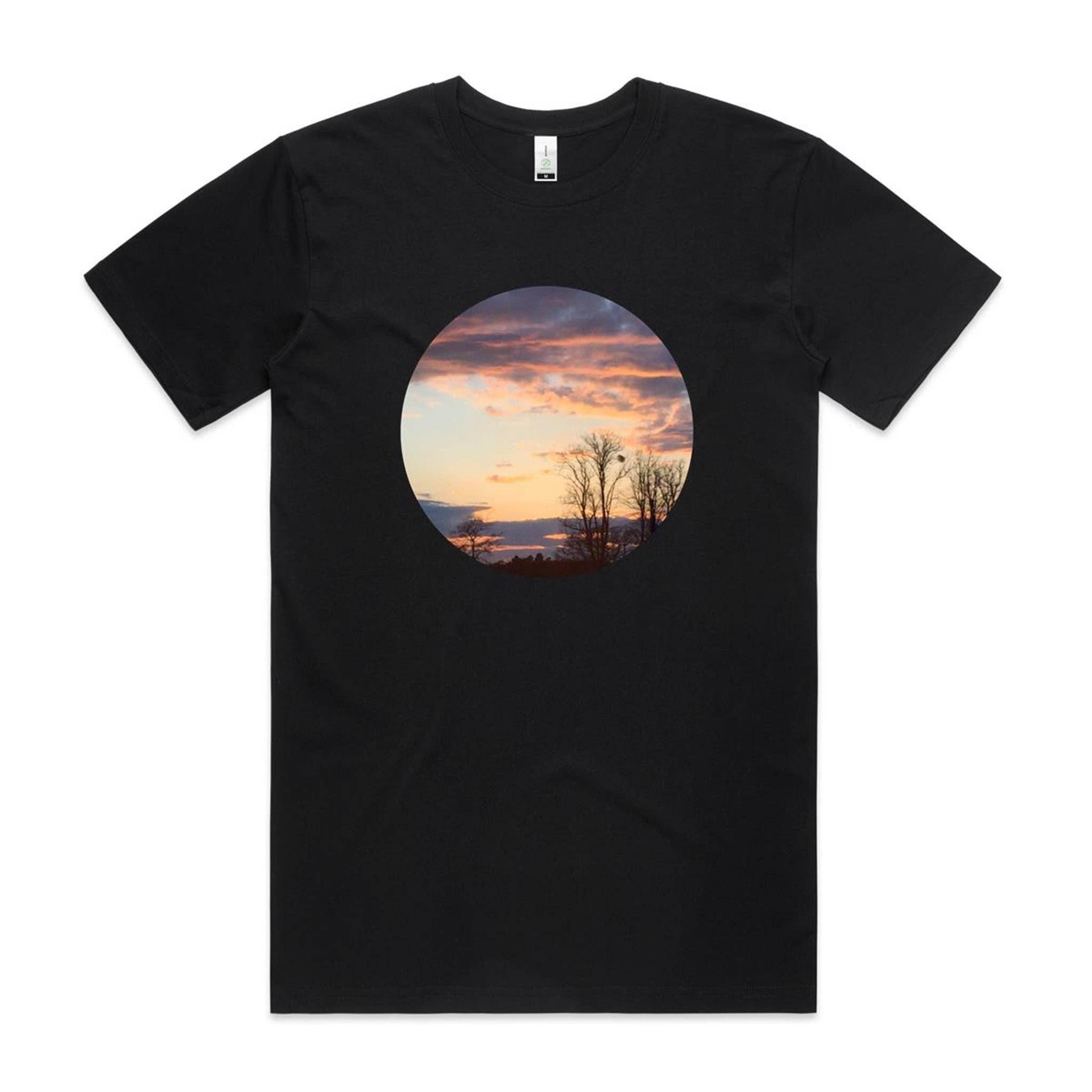 High Tees - Wholesale T-Shirt (Graphic) - Unisex - Victorian Country Sunset T shirt1