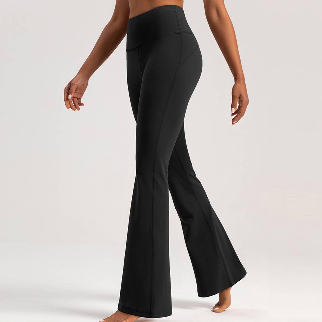 Sodalemon - Wholesale Fashion Leggings - Women's - Women High-Waisted Flared Naked Feel Yoga Bootcut Leggings13