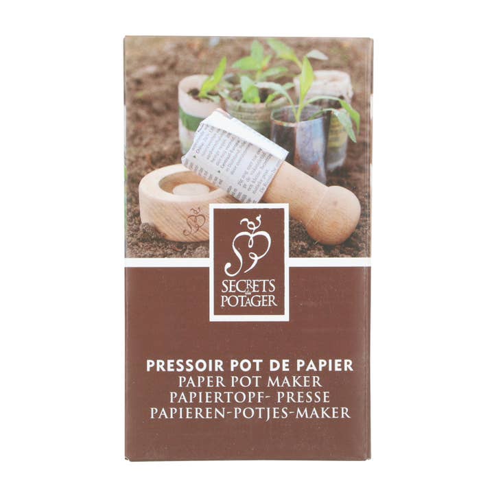 Esschert Design USA - Wholesale DIY Craft Kit - Paper Pot Maker, Wood2