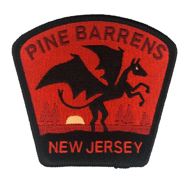 Monsterologist - Wholesale Patch - Pine Barrens New Jersey Travel Patch (Jersey Devil)