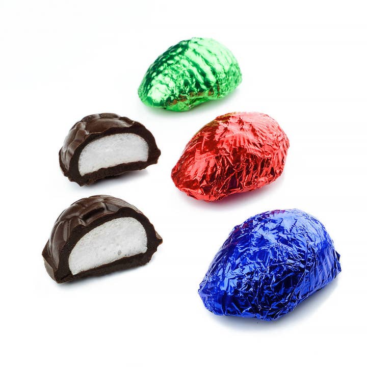 Marshmallow-filled chocolate Easter Egg for wholesale by Missionary Chocolates