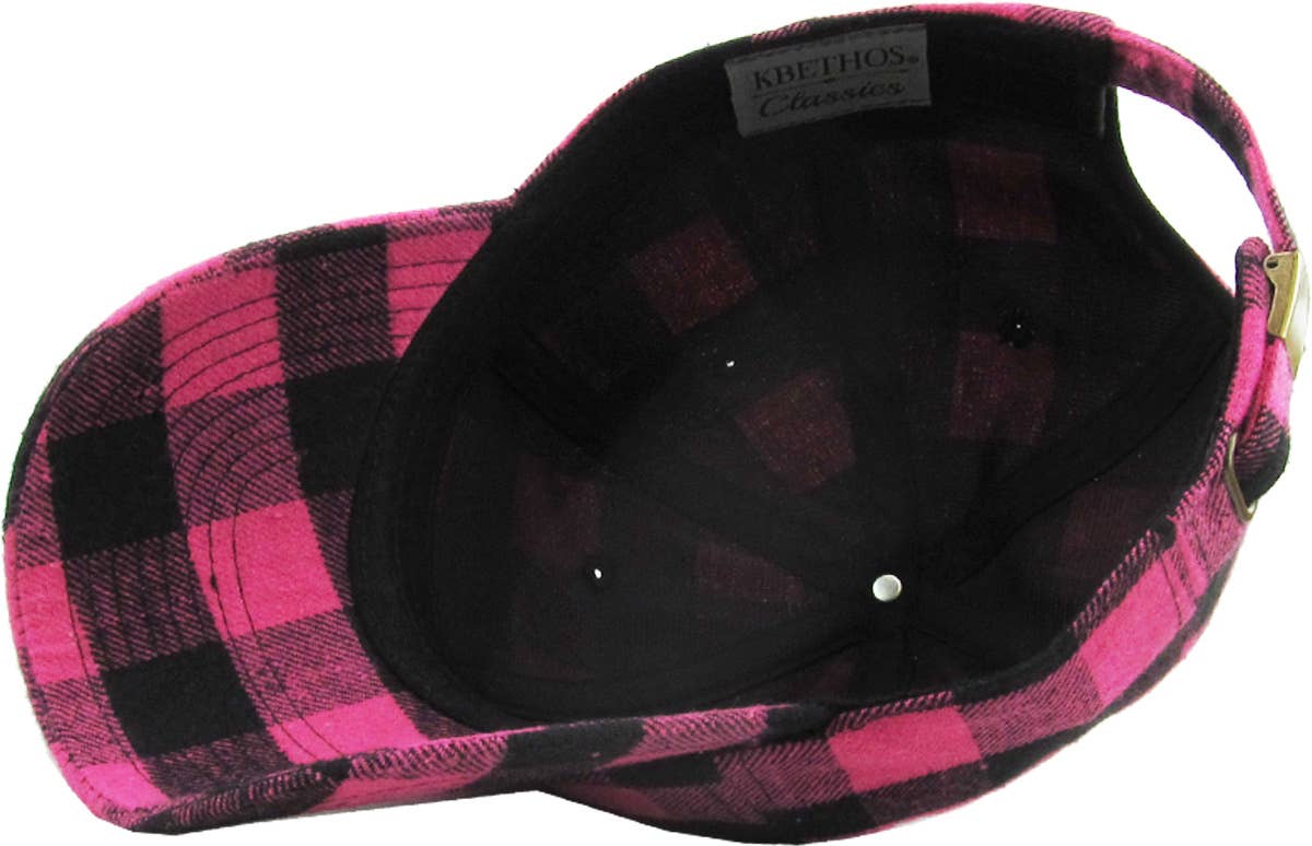 KBETHOS - Vente Casquette de baseball – unisexe - Casquette de baseball à carreaux KBETHOS13